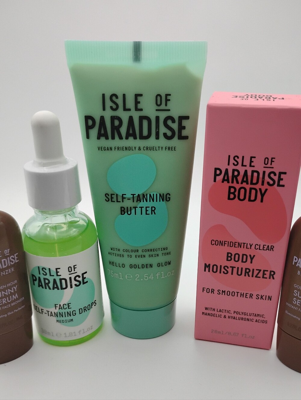 Isle of Paradise  Self Tanner & Moisturizer Bundle All Are Brand New - Picture 4 of 4